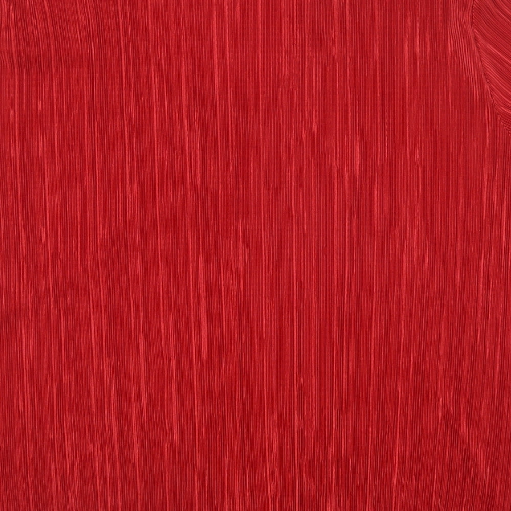 EWM Womens Red Basic Blouse Size XL