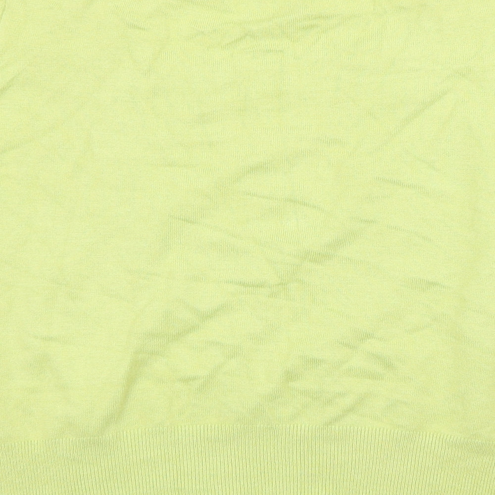 Womens UK Size 14 M&S Green Pullover Jumper