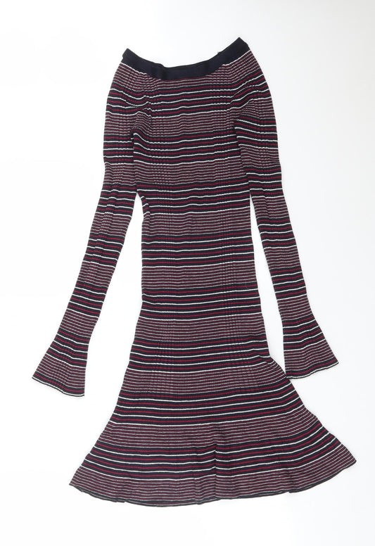 NEXT Womens Multicoloured Striped Mermaid Size 6