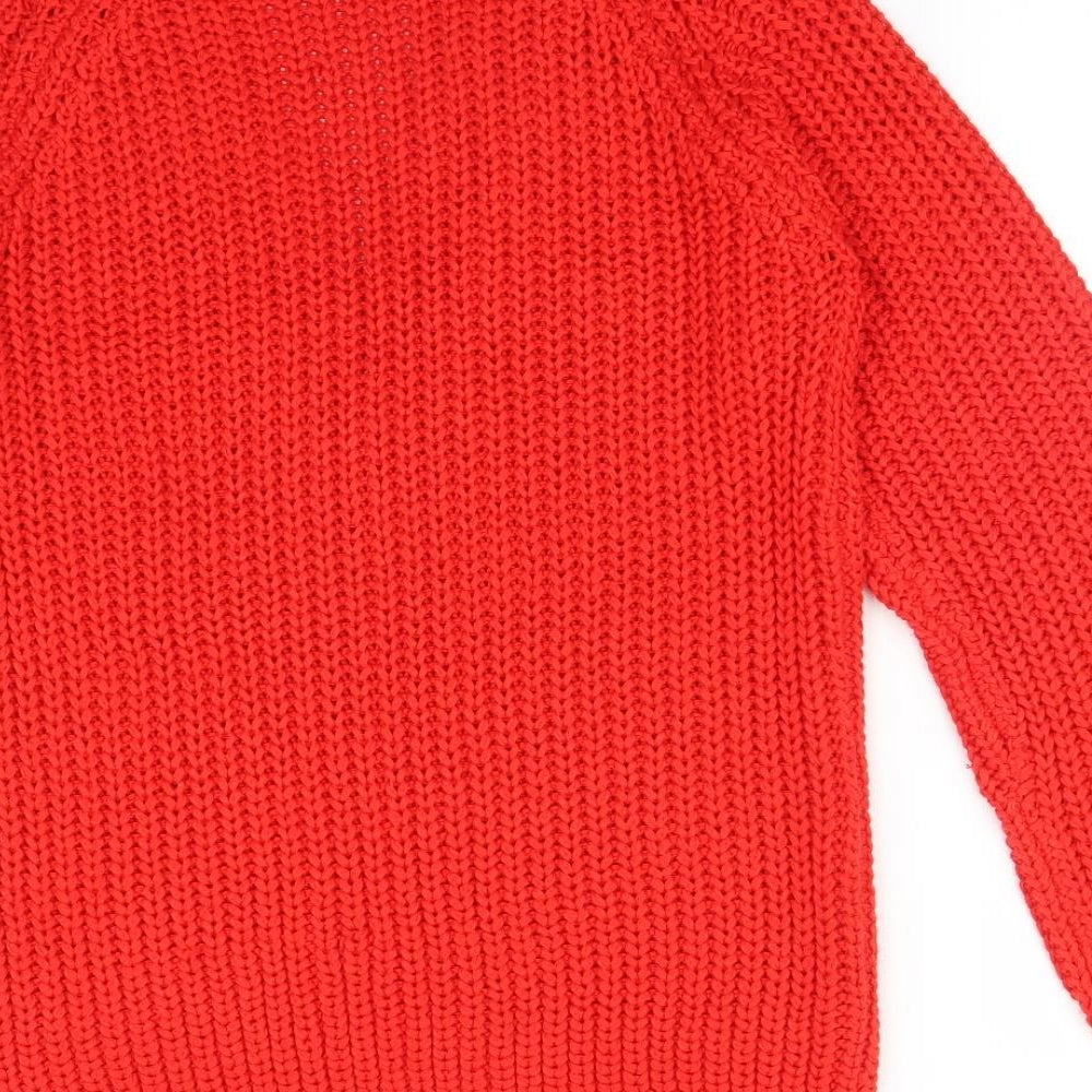 Womens UK Size XS NEXT Red Cardigan Jumper