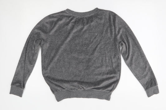 Primark Womens Grey Pullover Jumper Size XS - loungewear, the world is a jungle