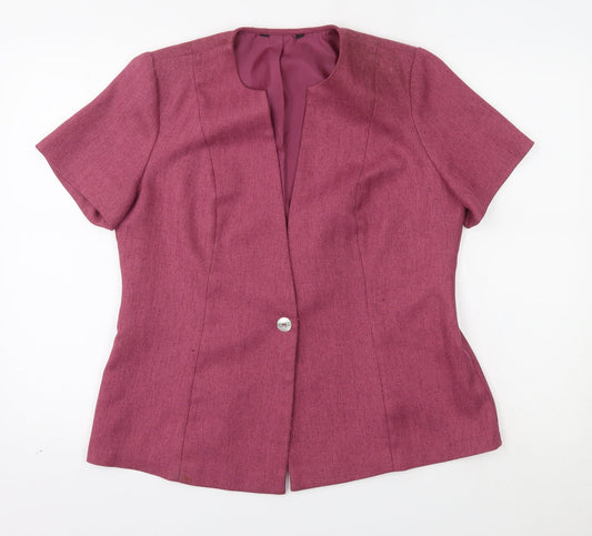Womens UK Size One Size BM Pink Jacket