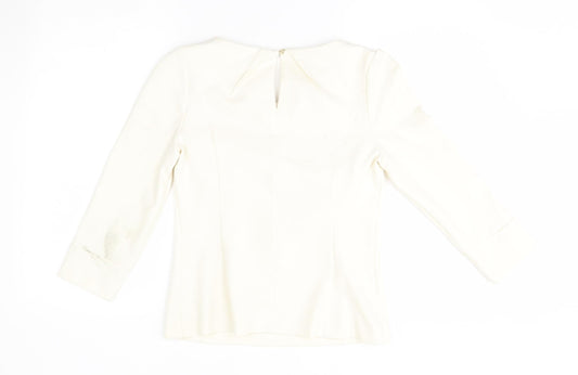 Womens UK Size 10 Oasis Ivory Pullover Jumper