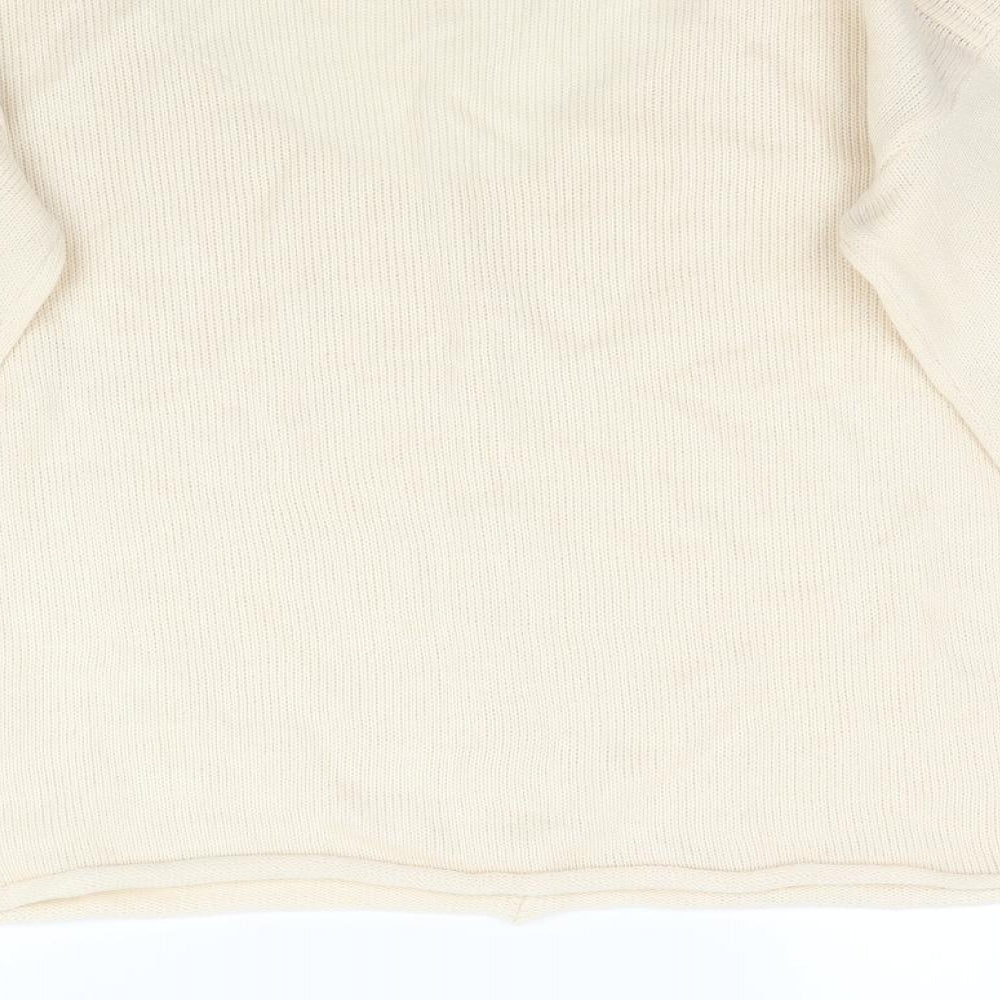 SheIn Womens Ivory Pullover Jumper Size M