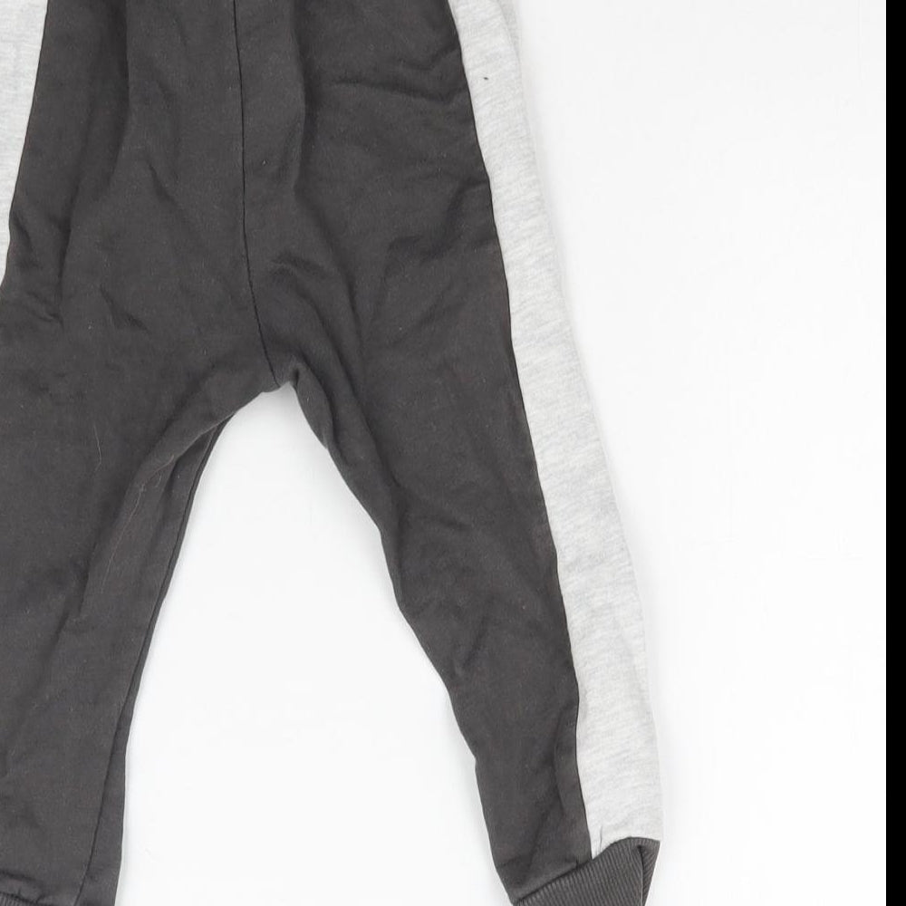 George Baby Grey Jogger Trousers Size 12-18 Months - Smile