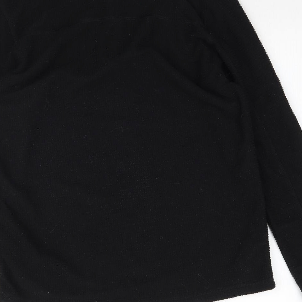 Womens UK Size L DECATHLON Black Pullover Sweatshirt