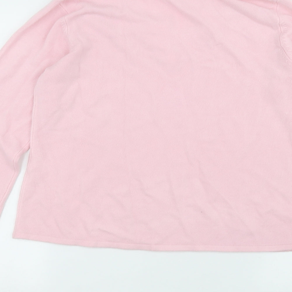 Womens UK Size XL Debbie Morgan Pink Basic T-Shirt
