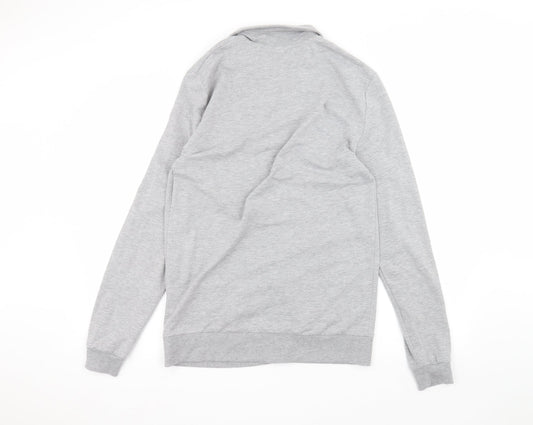 Womens UK Size L ASOS Grey Full Zip Jumper