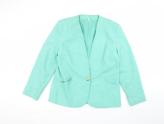 Womens UK Size 12 Avenue Green Jacket