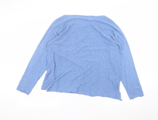 Alexara Womens Blue Basic T-Shirt Size L