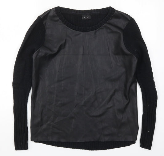 Womens UK Size L VILA Black Pullover Jumper