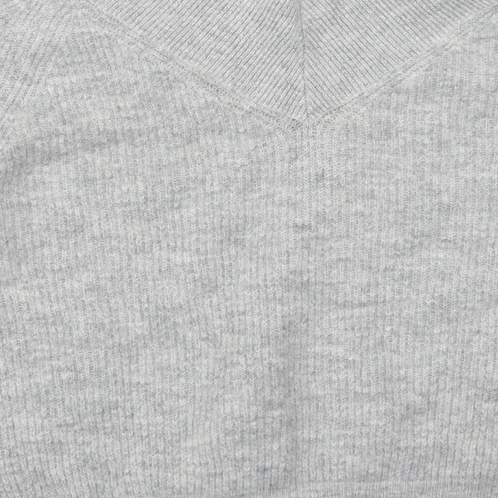 Womens UK Size 14 Marks and Spencer Grey Pullover Jumper