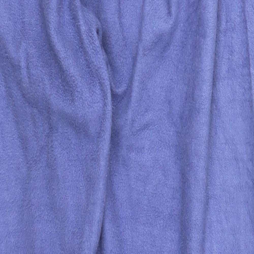 Womens UK Size L Preworn Regular Fit Purple Trousers