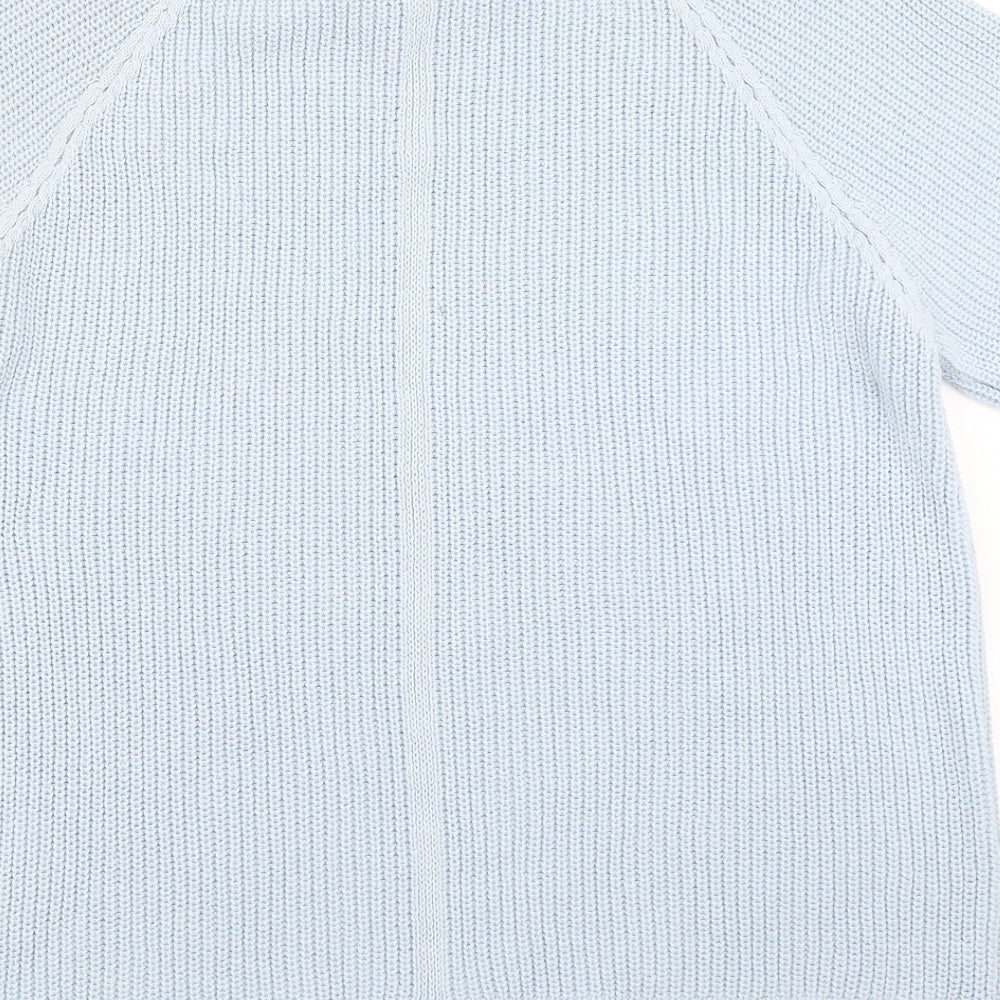 F&F Womens Blue Knit Pullover Jumper Size 16