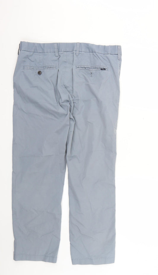 Marks and Spencer Mens Grey Trousers Size 36 L26 in