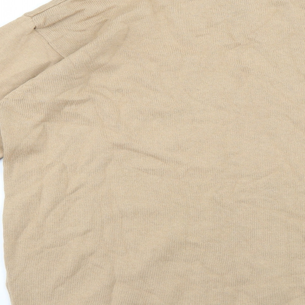 George Mens Beige Pullover Jumper Size S