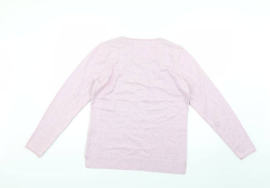 Womens UK Size 10 Olsen Purple Pullover Jumper