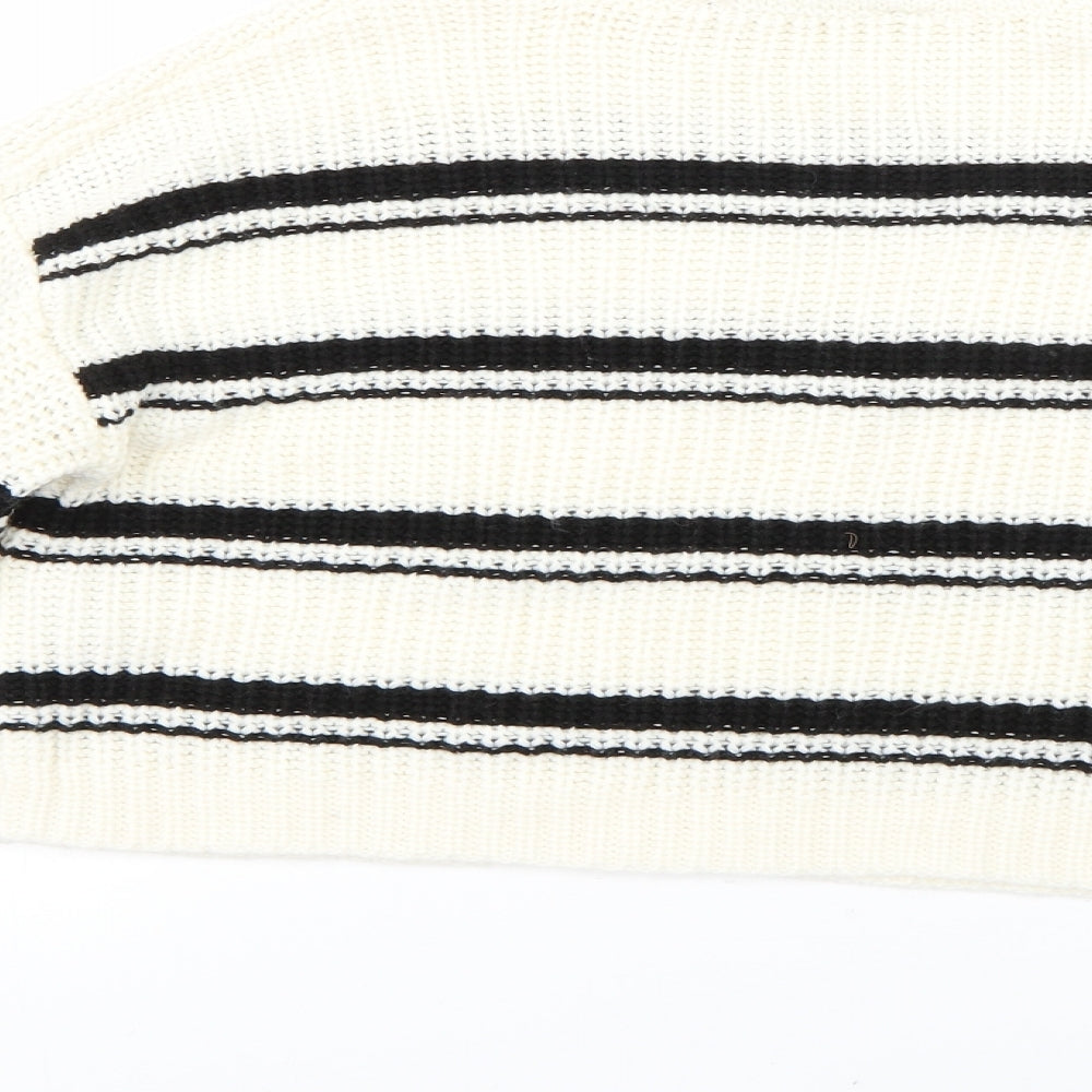New Look Girls Multicoloured Striped Pullover Jumper Size 12-13 Years