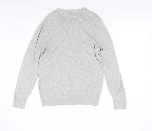 Gap Mens Grey Knit Pullover Jumper Size M