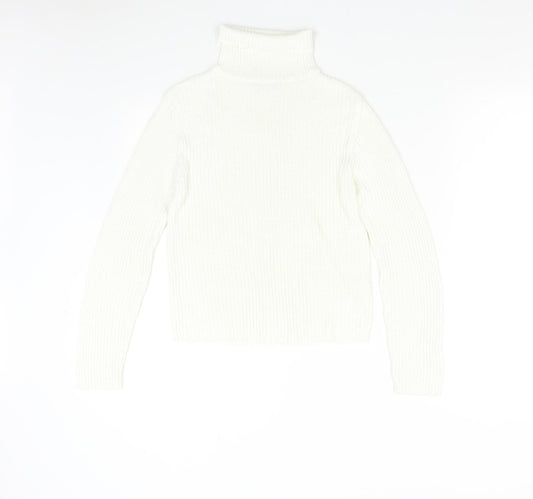 Internacionale Womens Ivory Knit Pullover Jumper Size 14