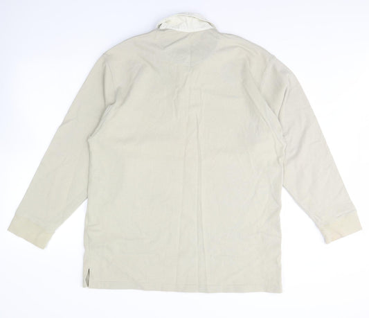 M&S Mens Beige Pullover Jumper Size L