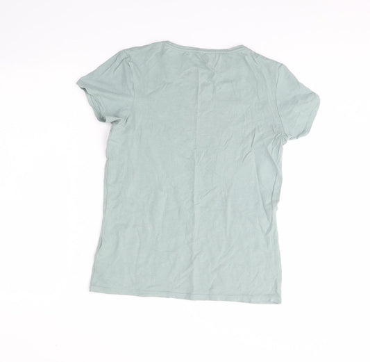 Primark Womens Green Basic T-Shirt Size M
