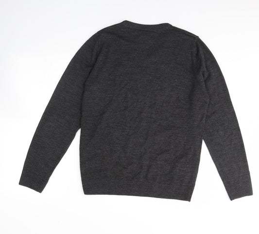 Womens UK Size M River Island Grey Pullover Jumper