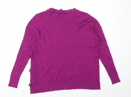 Womens UK Size 16 Bonmarché Purple Pullover Jumper