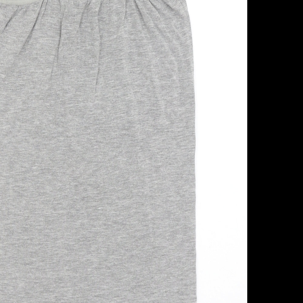 Womens UK Size M Preworn Grey Basic Tank