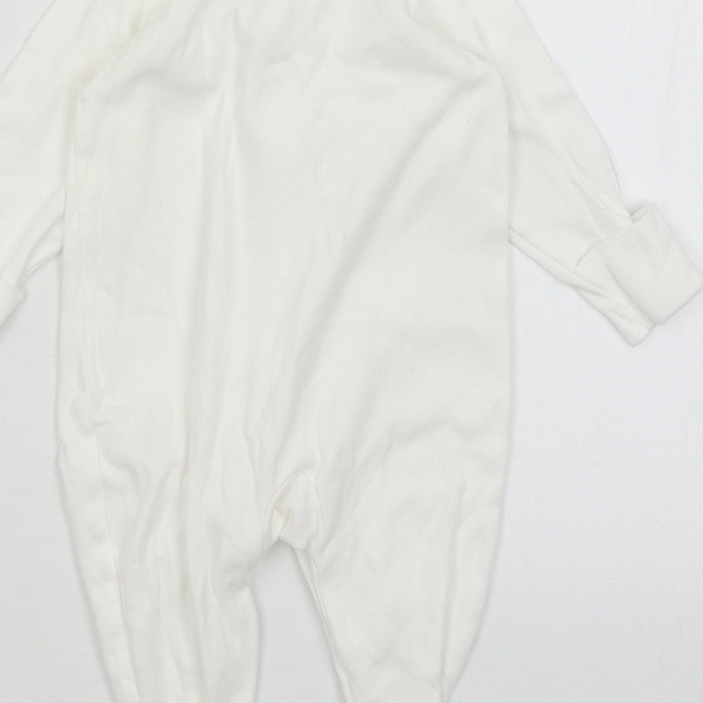 TU Baby White Babygrow One-Piece Size 0-3 Months