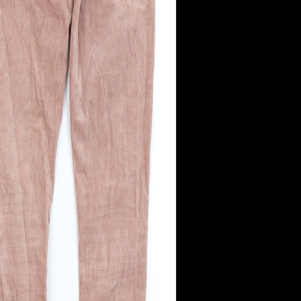 Denim Co Womens Pink Capri Trousers Size 6 L26.5 in