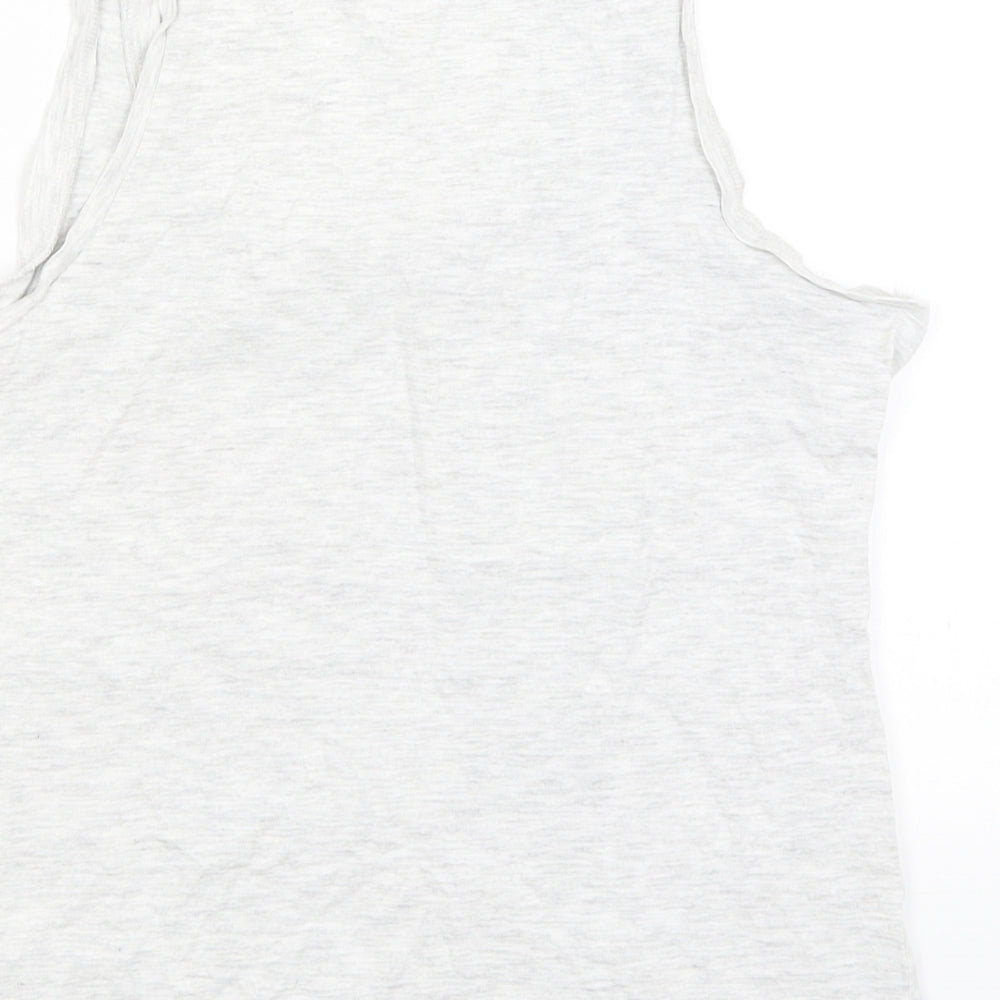 George Womens Grey Basic Tank Size 8 - Life's Better When Dreaming