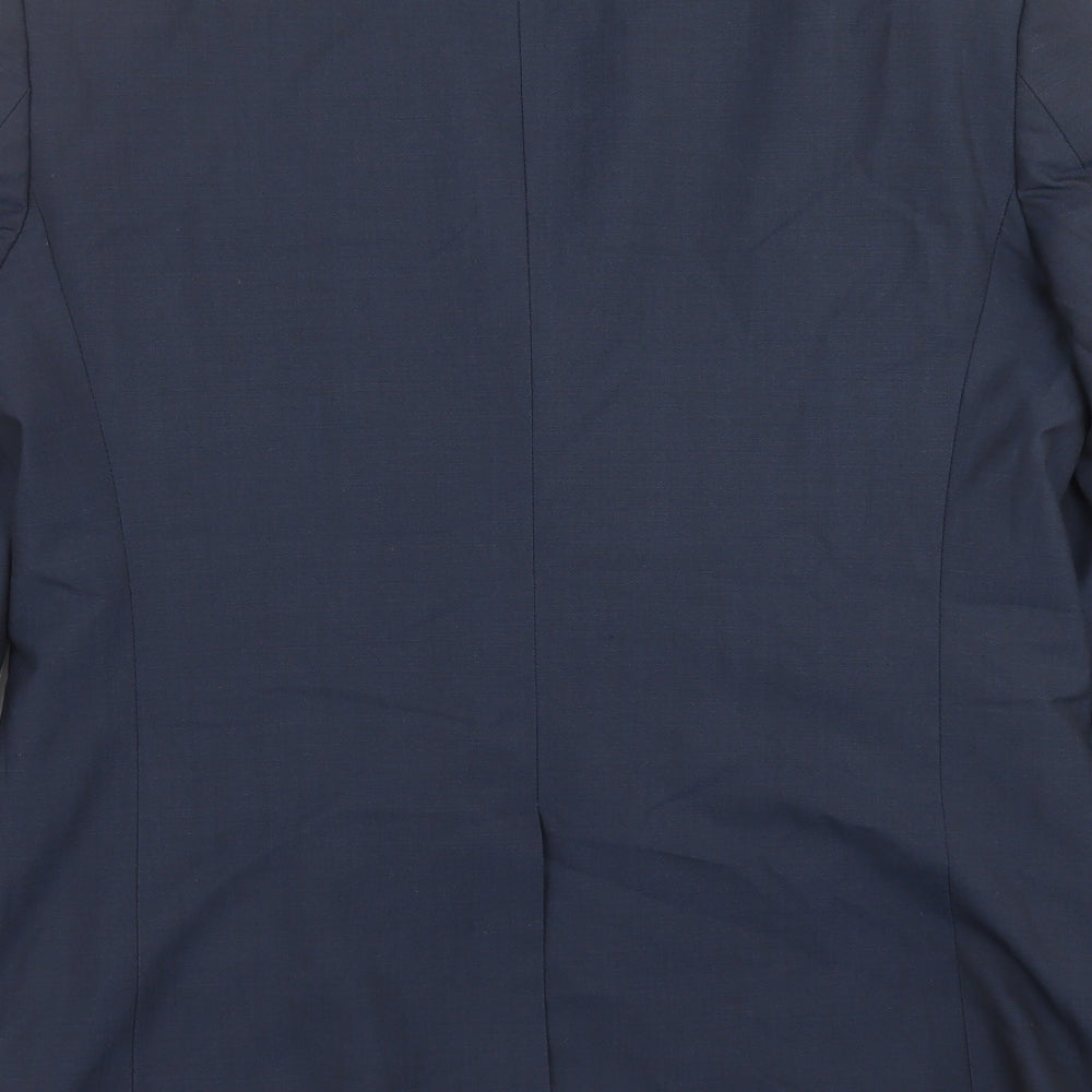 Mens UK Size 38 Marks and Spencer Regular Blue Suit Jacket