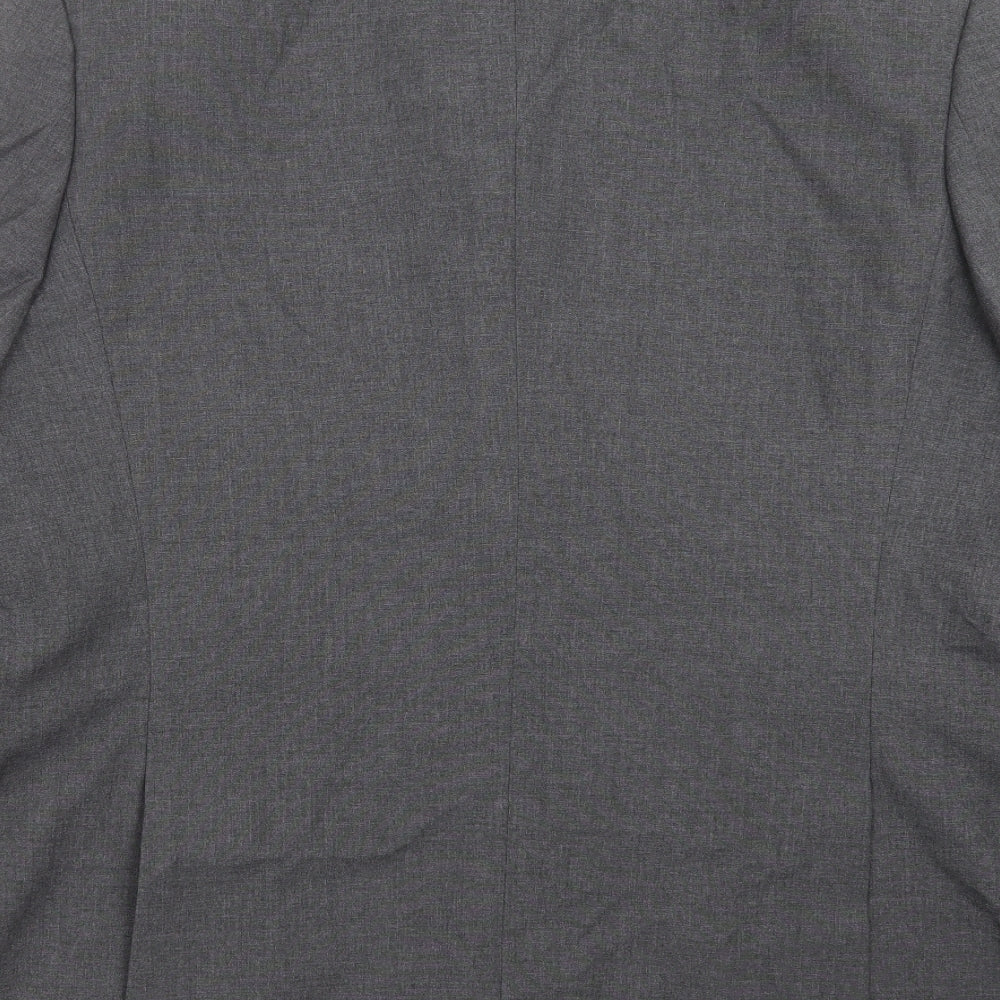 Mens UK Size 44 Burton Regular Grey Suit Jacket