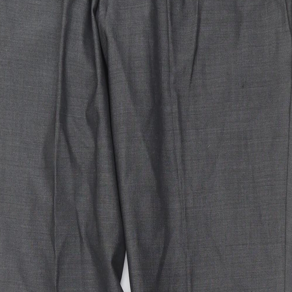 Womens UK Size 34 in NEXT Regular Fit Grey Trousers