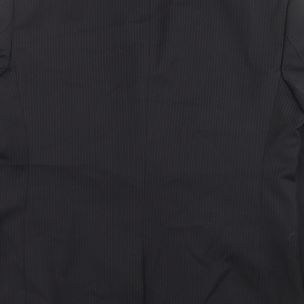 Mens UK Size 40 BHS Regular Black Suit Jacket