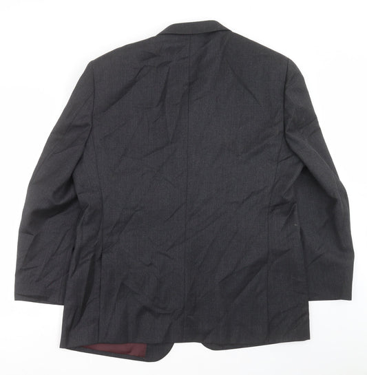Mens UK Size 44 Greenwoods Regular Grey Suit Jacket