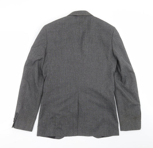 Mens UK Size 34 Cedar Wood State Regular Grey Suit Jacket