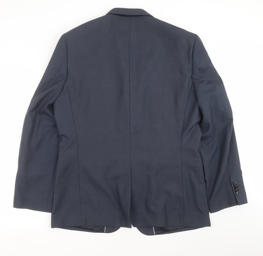 George Mens Blue Jacket Suit Jacket Size 42