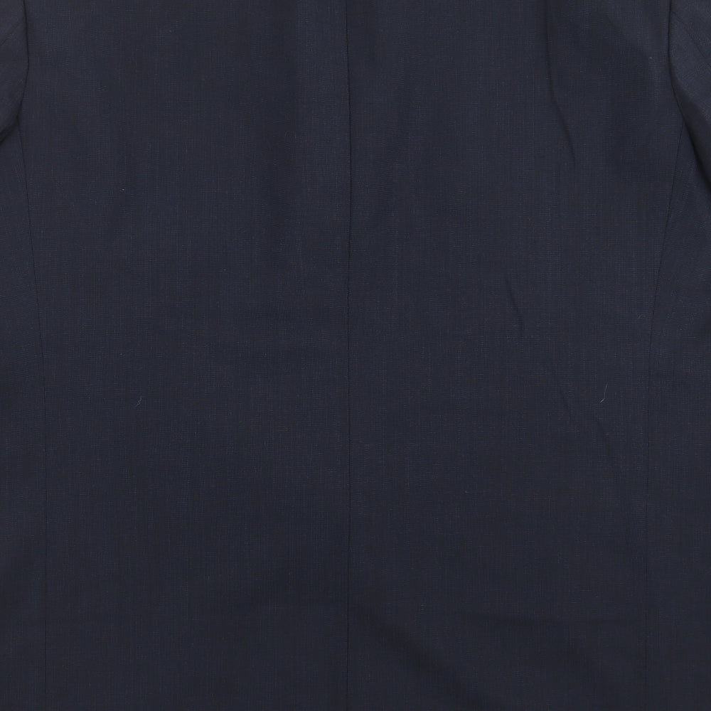 Mens UK Size 44 Impressions Regular Blue Suit Jacket