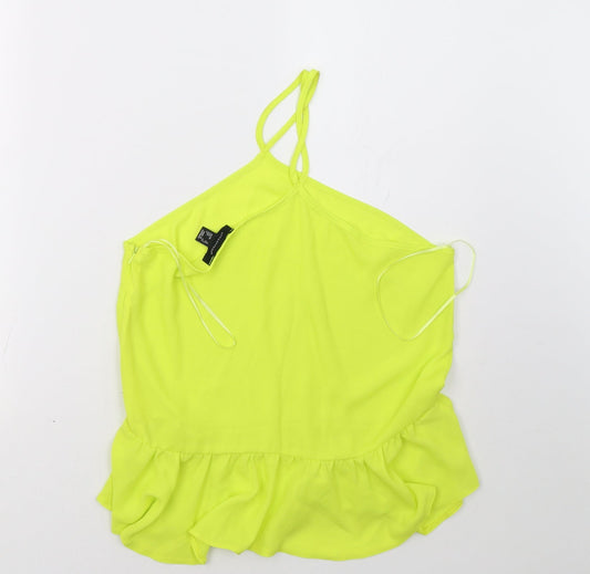 Primark Womens Yellow Basic Tank Size 12