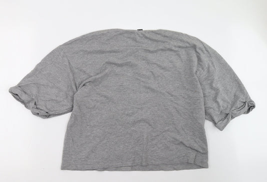 Womens UK Size L H&M Grey Pullover Sweatshirt