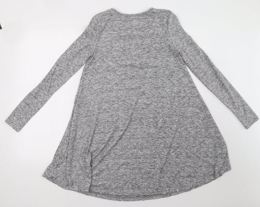 Glamorous Womens Grey A-Line Size 8
