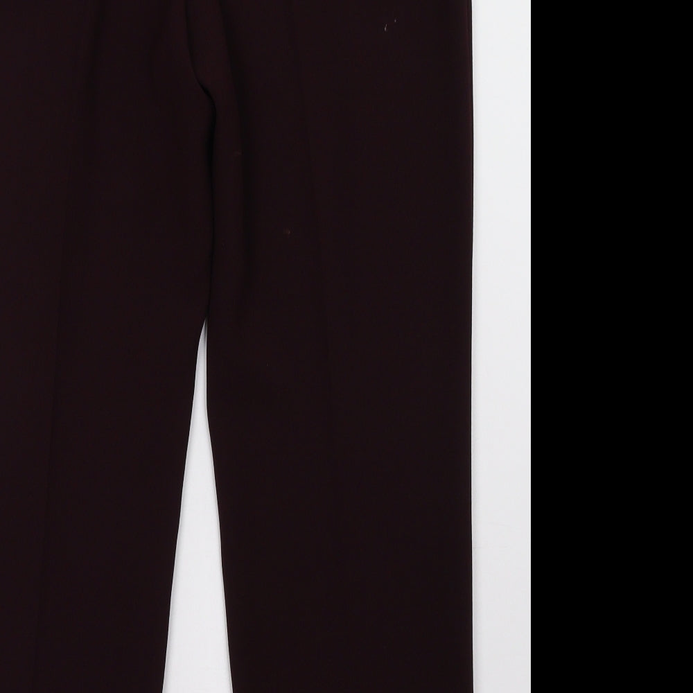 Womens UK Size 12 Marks and Spencer Regular Fit Purple Trousers