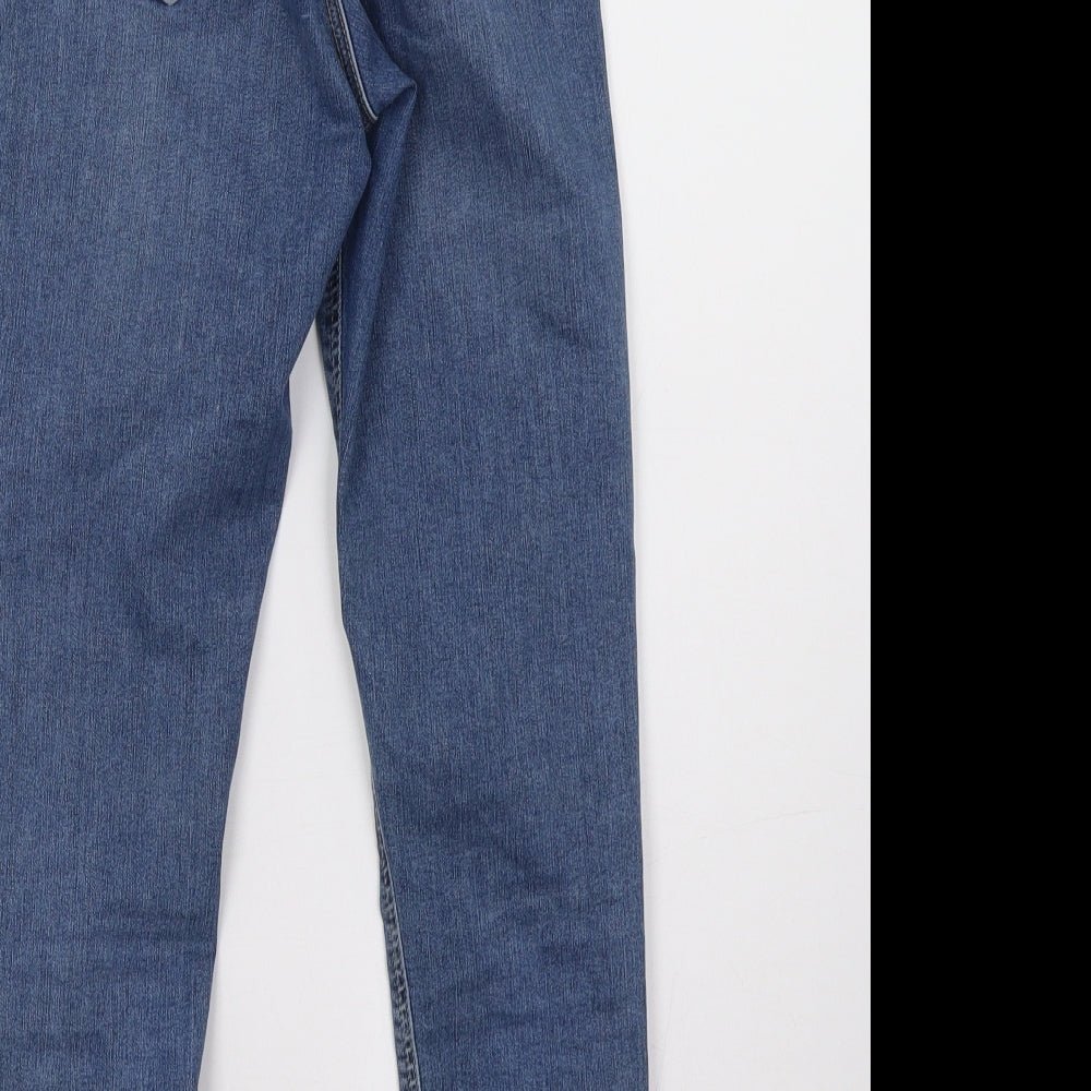 Topshop Womens Blue Skinny Jeans Size 25 L28 in
