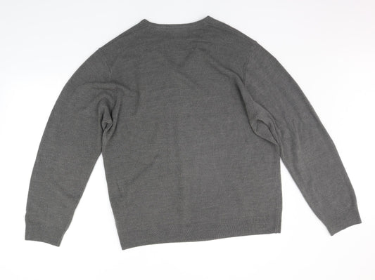 Womens UK Size XL Marks and Spencer Grey Pullover Jumper