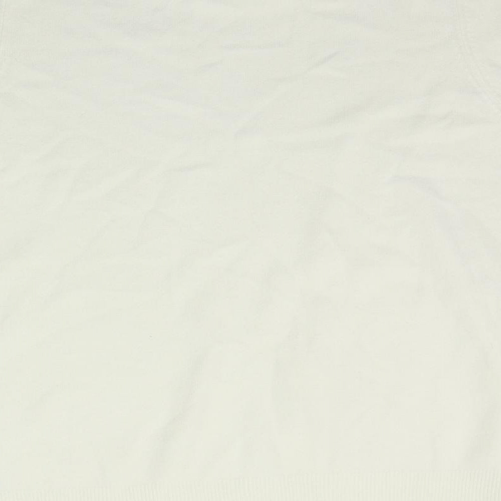 BHS Womens White Pullover Jumper Size 16
