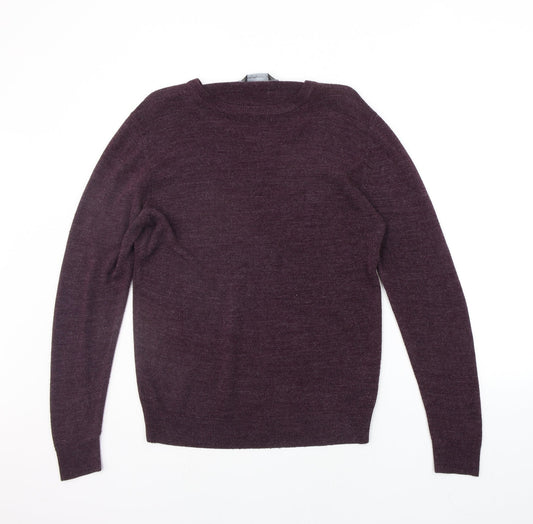 Womens UK Size S Cedar Wood State Purple Pullover Jumper