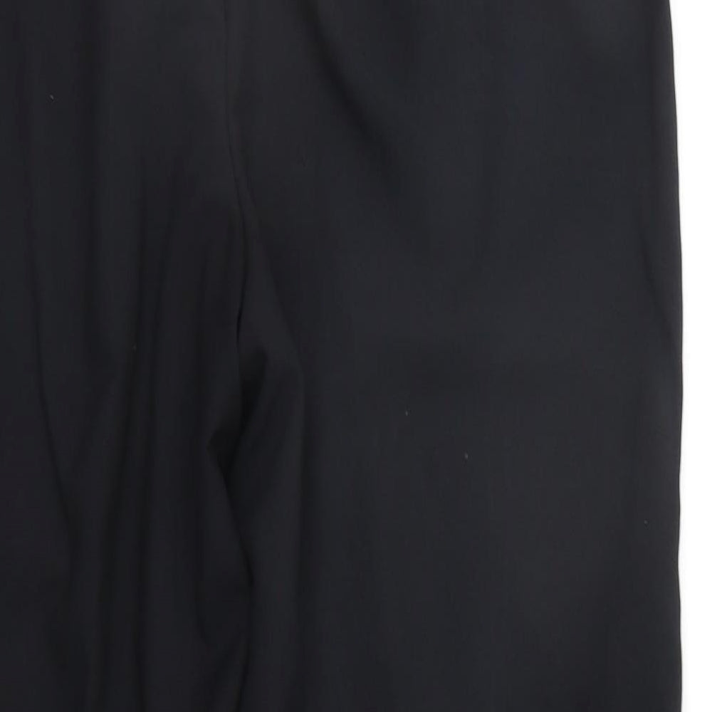 Womens UK Size 14 BHS Regular Fit Black Trousers