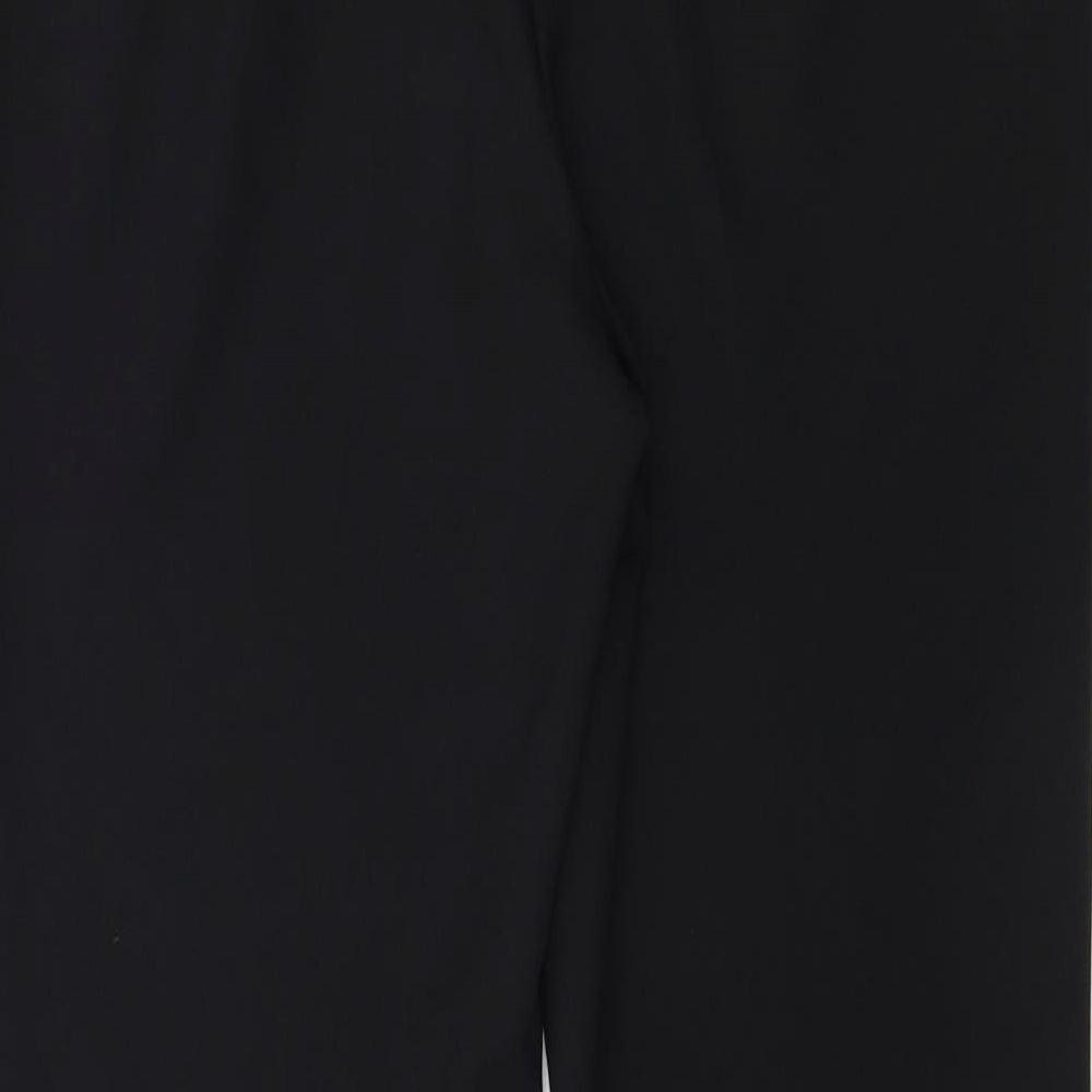 Brand and care label for George women’s black trousers, size UK 14, 27-inch leg